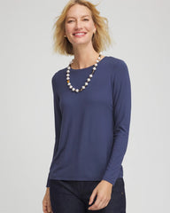 Chico's Clothing Touch of Cool™ Layering Tee