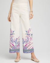 Chico's Clothing Brigitte™ Paisley Wide-Leg Cropped Pants