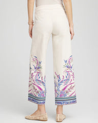 Chico's Clothing Brigitte™ Paisley Wide-Leg Cropped Pants