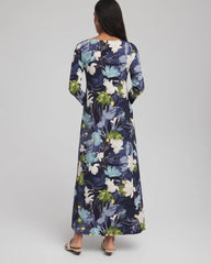 Chico's Clothing Dance Boatneck Column Maxi Dress