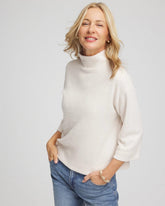 Chico's Clothing Jacquard Cozy Turtleneck