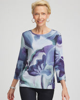 Chico's Clothing Pima Button Sleeve Tee