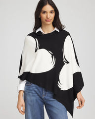 Chico's Accessories Love Brush Convertible Sweater Poncho