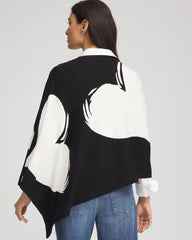 Chico's Accessories Love Brush Convertible Sweater Poncho