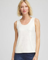 Chico's Clothing Foiled Microfiber Tank