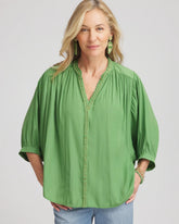 Chico's Clothing Braided Batwing Blouse