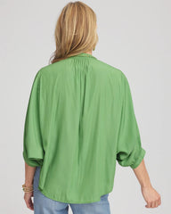 Chico's Clothing Braided Batwing Blouse