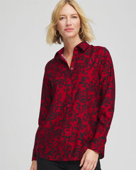 Chico's Clothing No Iron™ Vinstra Scrolls Shirt