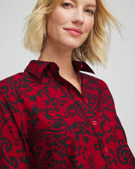 Chico's Clothing No Iron™ Vinstra Scrolls Shirt