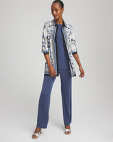 Chico's Clothing Travelers™ Collection Paisley Mesh Shirt Jacket