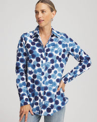 Chico's Clothing No Iron™ Printed Sateen Shirt