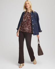 Chico's Clothing Touch of Cool™ Elbow-Sleeve Perfect Tee