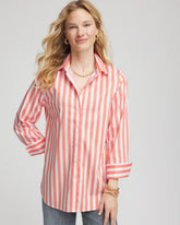 Chico's Clothing No Iron™ Vacation Stripes Shirt