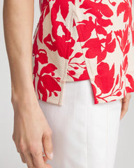 Chico's Clothing Floral Sleeveless V-Neck Tunic