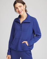 Chico's Clothing Zenergy® Ribbed Sweatshirt