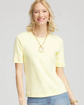 Chico's Clothing Classic Fit Pima Cotton Tee