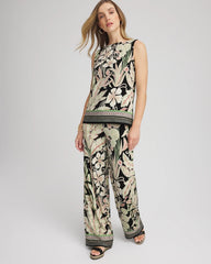 Chico's Clothing Travelers™ Island-Motif Side-Slit Tank