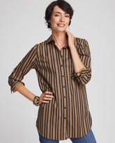 Chico's Clothing No Iron™ Stripe Tunic