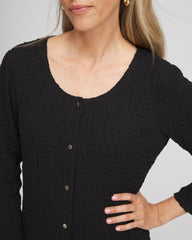Chico's Clothing Textured Scoopneck Cardigan