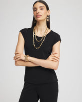 Chico's Clothing Travelers™ Cap-Sleeve Top