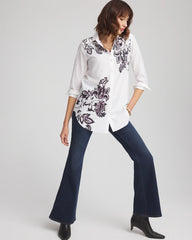 Chico's Clothing No Iron™ Floral Stretch Tunic