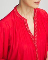 Chico's Clothing Braided Batwing Blouse