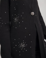 Chico's Clothing Rhinestone Embellished Cardigan