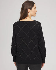 Chico's Clothing Sparkling Diamonds Pullover Sweater