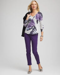 Chico's Clothing Ella V-Neck Pullover Sweater