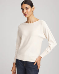 Chico's Clothing Ella Boatneck Pullover Sweater