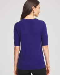 Chico's Clothing Crewneck Cashmere Pullover Sweater