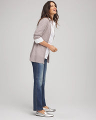 Chico's Clothing Cashmere Pearl-Trim Cardigan