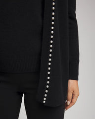 Chico's Clothing Cashmere Pearl-Trim Cardigan