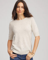 Chico's Clothing Crewneck Cashmere Pullover Sweater
