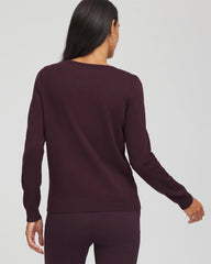 Chico's Clothing Embellished Crewneck Cardigan