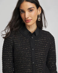 Chico's Clothing Shine Cropped Cardigan