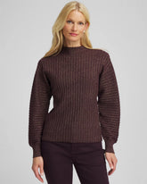 Chico's Clothing Metallic Ribbed Pullover