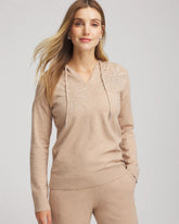 Chico's Clothing Zenergy® Luxe Embroidered Pullover Sweater