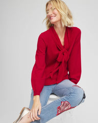 Chico's Clothing Bow-Detailed Sweater