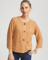 Chico's Clothing Tweed Cropped Sweater