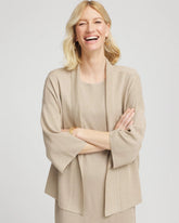 Chico's Clothing Travelers™ Collection Metallic Knit Cardigan