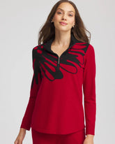 Chico's Clothing Zenergy® Luxe Printed Pullover Top