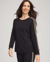 Chico's Clothing Zenergy® Lattice-Trim Pullover Top