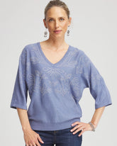 Chico's Clothing Dolman V-Neck Sweater