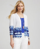 Chico's Clothing Tie-Dye Summer Romance Short Cardigan