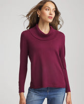 Chico's Clothing Cowlneck Long-Sleeved Sweater