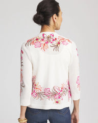 Chico's Clothing Summer Romance Floral Cardigan