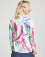 Chico's Clothing Summer Romance Watercolor Cardigan