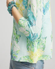 Chico's Clothing Tropical Summer Romance Short Cardigan