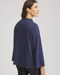 Chico's Clothing Embellished Structured Top